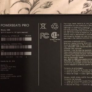 Powerbeats Pro headphones…. NEW